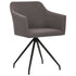 Swen Studio -  Swivel Dining Chairs 6 pcs Taupe Fabric (UK/IE/FI/NO only) (3x331515)